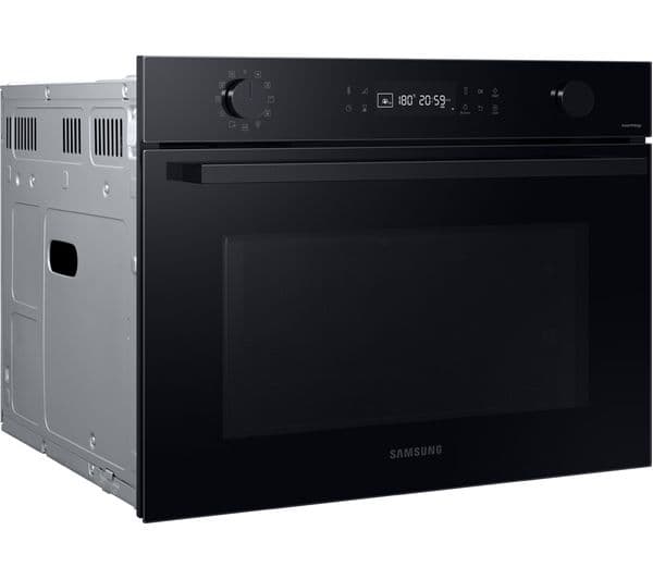 SAMSUNG Bespoke Series 4 NQ5B4553FBK/U4 Built-in Compact Combination Microwave - Black Glass - Image 8