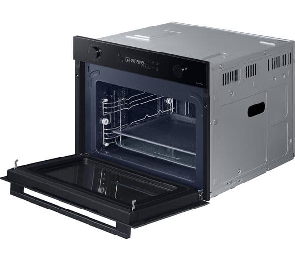 SAMSUNG Bespoke Series 4 NQ5B4553FBK/U4 Built-in Compact Combination Microwave - Black Glass - Image 9