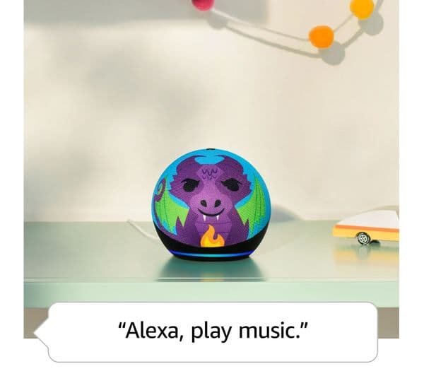 Amazon Echo Dot Kids 5th Gen Smart Speaker Dragon - Image 3