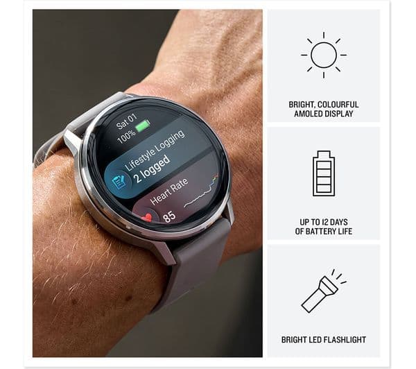 GARMIN Venu 4 Smartwatch 45mm Black - Image 3