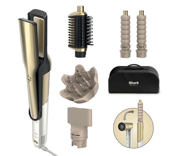 Shark Glam 5-in-1 Multi-Styler Gold