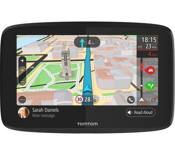 TomTom Car Navigation GO Basic - 6 Inch, Avoid Traffic Jams - Worldwide Maps