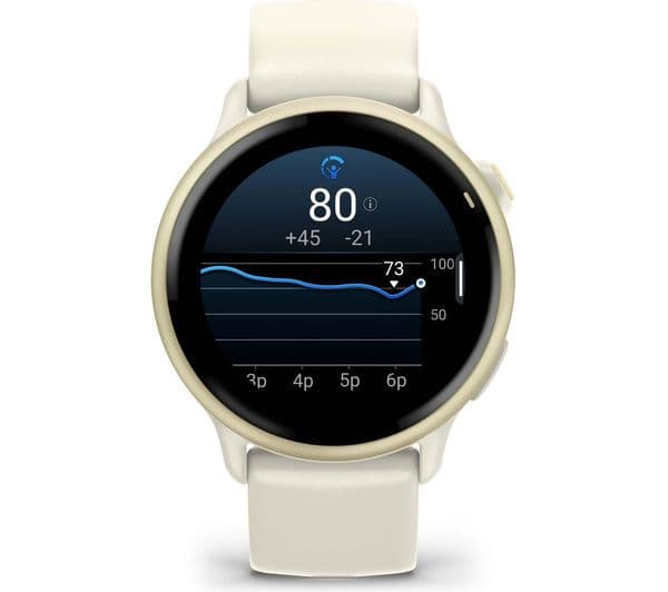 Garmin Vivoactive 6 Smartwatch Bone Lunar Gold - Image 6