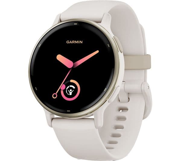 Garmin vivoactive 5 Smartwatch Cream Gold & Ivory - Image 1