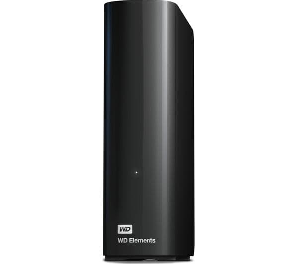 WD Elements External Hard Drive - 20 TB, Black