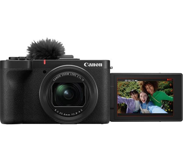 Canon PowerShot V1 Compact Camera Black - Image 5