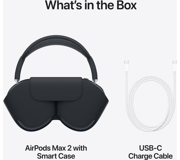 APPLE AirPods Max 2 Wireless Bluetooth Noise-Cancelling Headphones - Starlight - Image 2