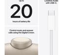APPLE AirPods Max 2 Wireless Bluetooth Noise-Cancelling Headphones - Starlight thumbnail 3