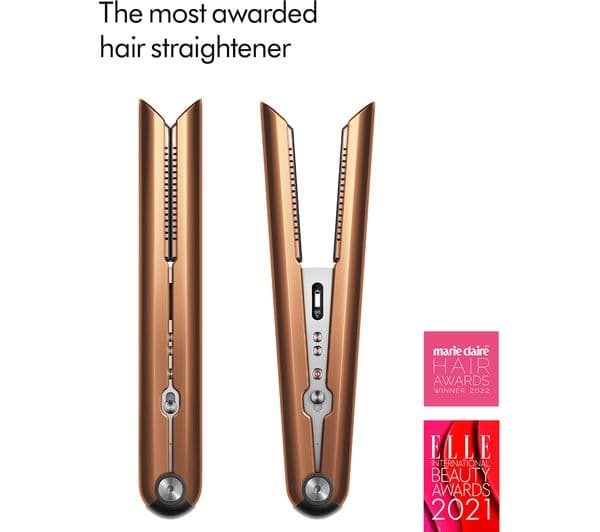 DYSON Corrale Hair Straightener - Bright Copper & Bright Nickel - Image 2