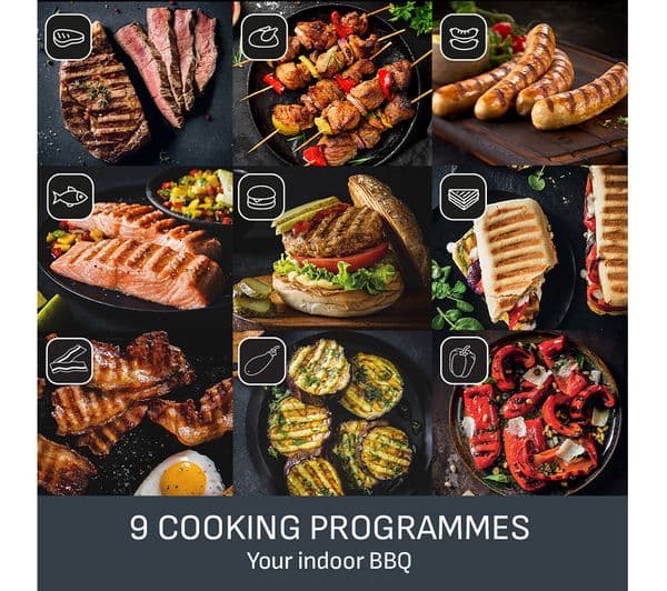 Tefal OptiGrill+ XL GC7278G1 Health Grill Black - Image 5