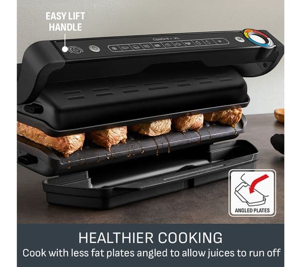 Tefal OptiGrill+ XL GC7278G1 Health Grill Black - Image 7