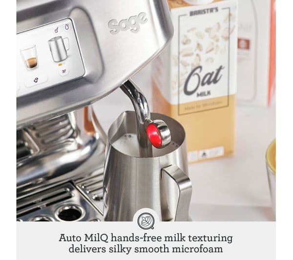 SAGE the Barista Touch Impress SES882 Bean to Cup Coffee Machine - Stainless Steel - Image 6