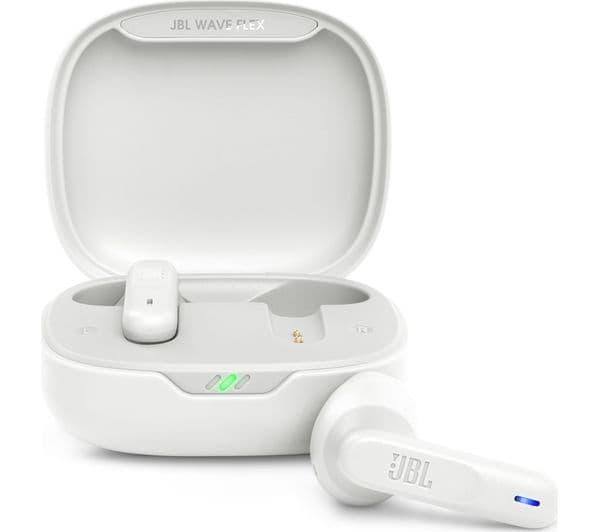 JBL Wave Flex Wireless Earbuds White - Image 2