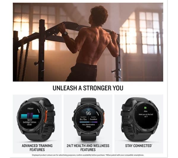 Garmin Fenix 8 AMOLED Smartwatch 51mm Slate Grey - Image 4