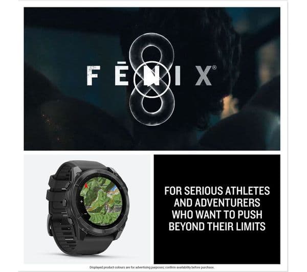 Garmin Fenix 8 AMOLED Smartwatch 51mm Slate Grey - Image 7