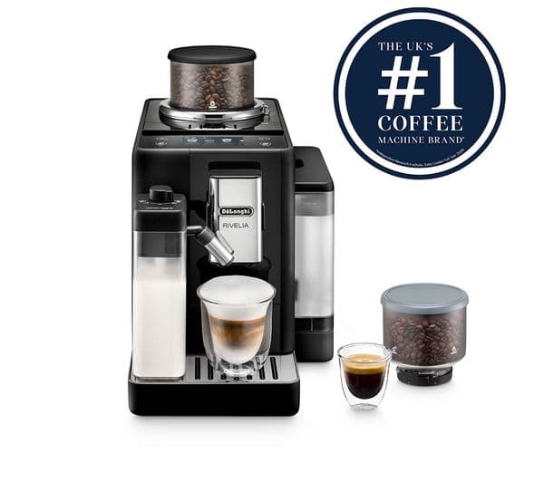 DELONGHI Rivelia EXAM440.55.B Bean to Cup Coffee Machine - Black - Image 7