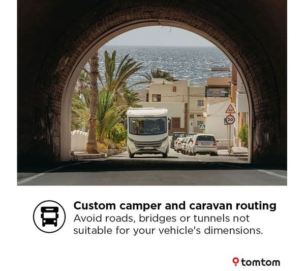 TOMTOM GO Camper Max 2nd Generation 7" Sat Nav - Worldwide Maps - Image 2