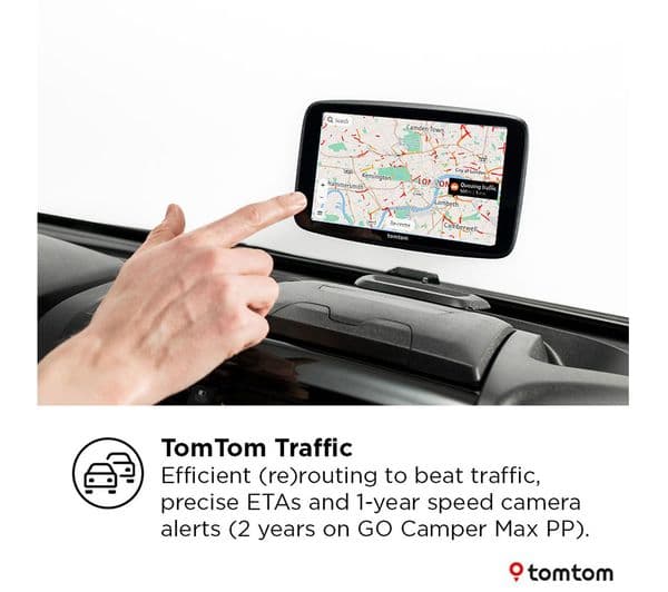 TOMTOM GO Camper Max 2nd Generation 7" Sat Nav - Worldwide Maps - Image 5