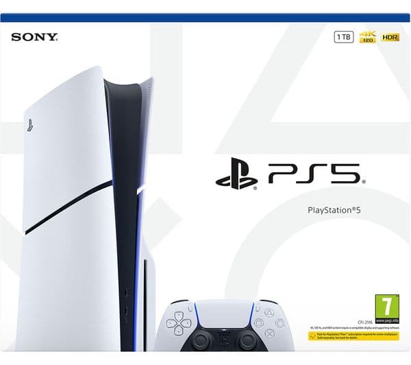 Sony PlayStation 5 1TB White & Black - Image 2