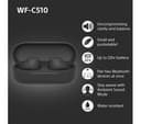 Sony WF-C510 True Wireless Earbuds Bluetooth In-Ear Headphones with Long Battery Life - Black thumbnail 3