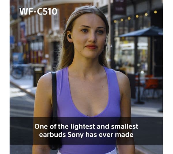 Sony WF-C510 True Wireless Earbuds Bluetooth In-Ear Headphones with Long Battery Life - Black - Image 5