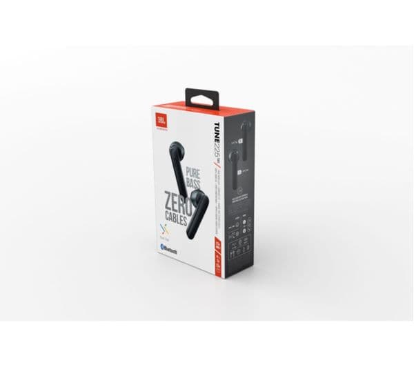 JBL Tune 225TWS Wireless Bluetooth Earbuds - Black - Image 7