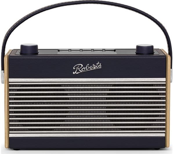 ROBERTS Rambler BT Portable DAB+/FM Retro Bluetooth Radio - Navy Blue