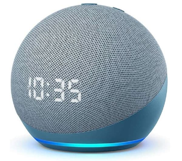 AMAZON Echo Dot (4th Gen) Smart Speaker & Clock with Alexa - Twilight Blue