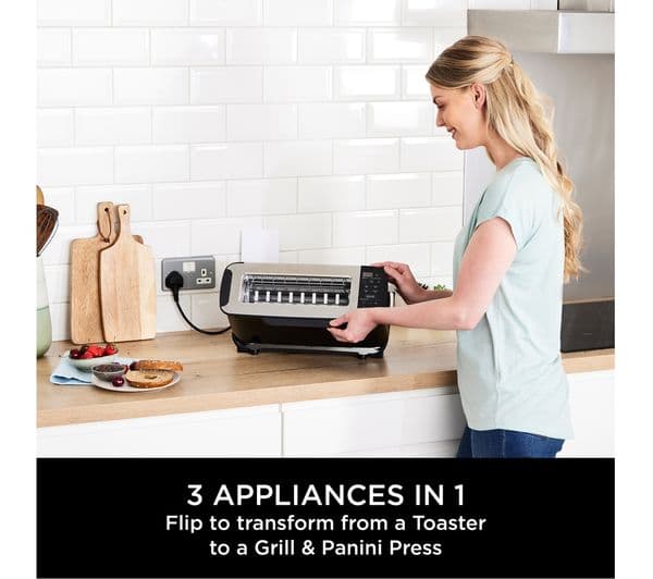 Ninja Foodi 3-in-1 Toaster Grill & Panini Press - Image 2
