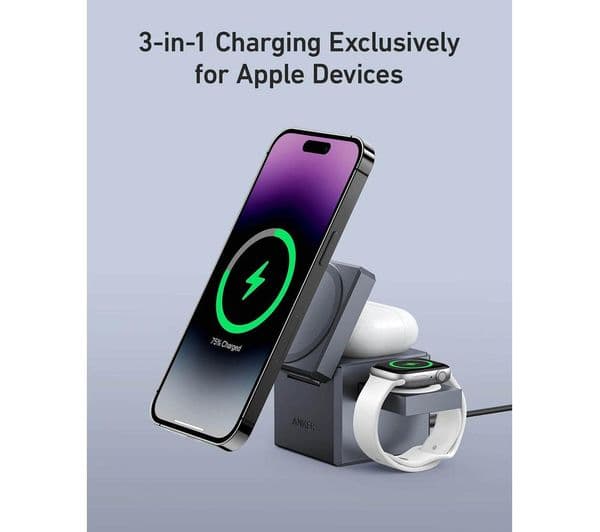 ANKER 3-in-1 Cube Y1811G11 MagSafe Wireless Charger - Image 4