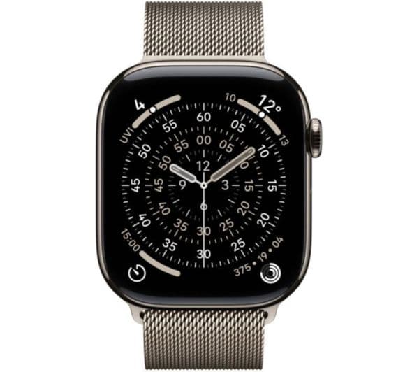 APPLE Watch Series 11 Cellular - 46 mm Natural Titanium Case with Natural Milanese Loop, M/L - Image 2