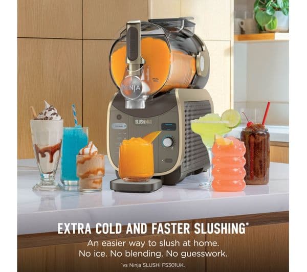 NINJA SLUSHi MAX FS605UKBR Frozen Drink Maker - Mocha - Image 4