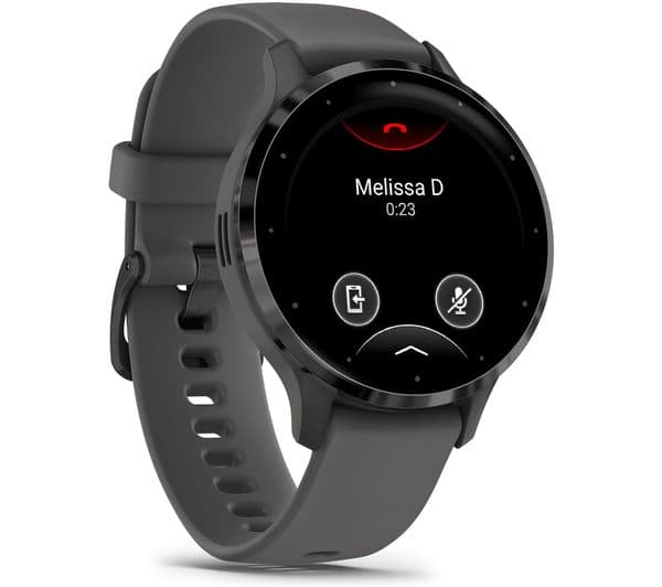 Garmin Venu 3S Smartwatch Slate Pebble Grey - Image 2