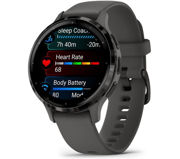 Garmin Venu 3S Smartwatch Slate Pebble Grey - Image 6