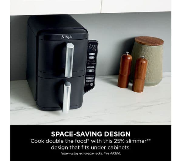 Ninja Double Stack SL300UK Air Fryer - Black - Image 3