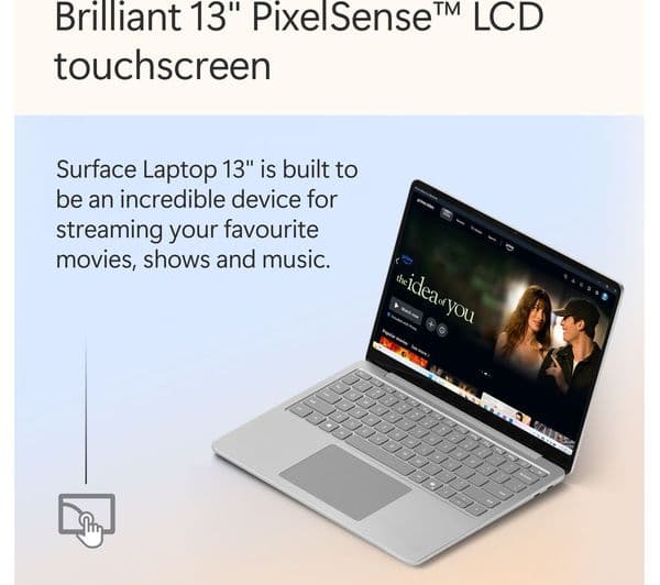 Microsoft Surface Laptop 13" Touchscreen Snapdragon X Plus 512GB Platinum - Image 3