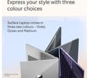 Microsoft Surface Laptop 13" Touchscreen Snapdragon X Plus 512GB Platinum thumbnail 6