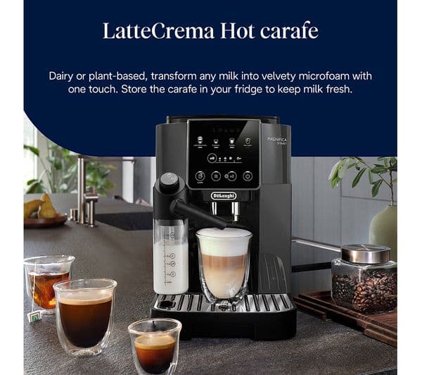 DeLonghi Magnifica Start ECAM220.61.GB Coffee Machine Grey & Black - Image 2