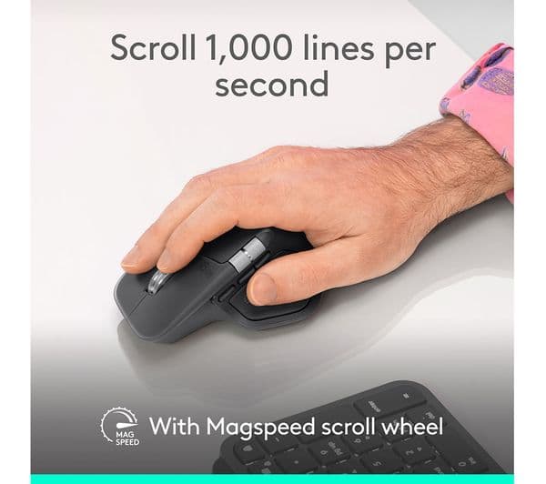 Logitech MX Master 4 Wireless Mouse Graphite - Image 4