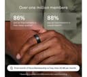 Oura Ring 4 Stealth Smart Ring Size 8 Sleep Heart Rate and Fitness Tracker thumbnail 7
