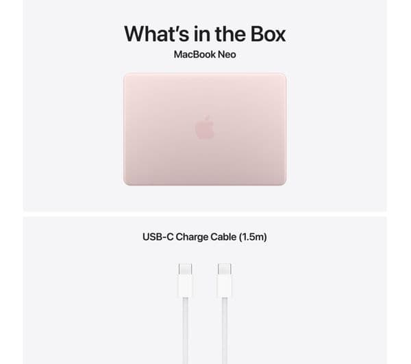 Apple MacBook Neo 13" A18 Pro 512GB Blush - Image 10