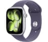 Apple Watch Series 11 Smartwatch 46mm Silver Aluminium Purple Sport Band M/L
