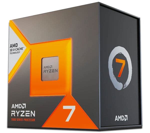 AMD Ryzen 7 7800X3D 8 Cores 16 Threads, Up to 5.0GHz, 104MB Cache, 3D V-Cache, AM5, Radeon Graphics, 120W, No Cooler - Image 1