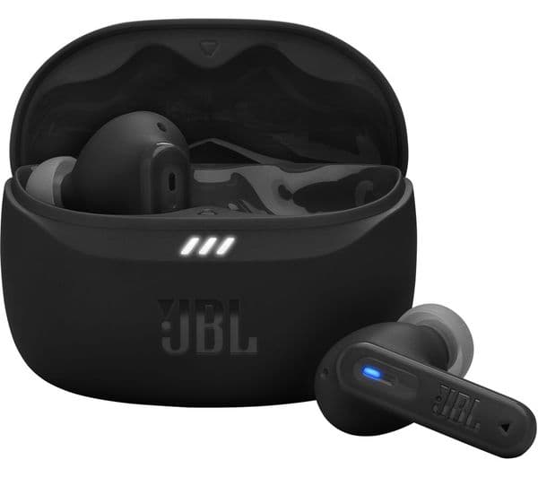 JBL Tune Beam 2 True Wireless Noise-Cancelling Earbuds - Black