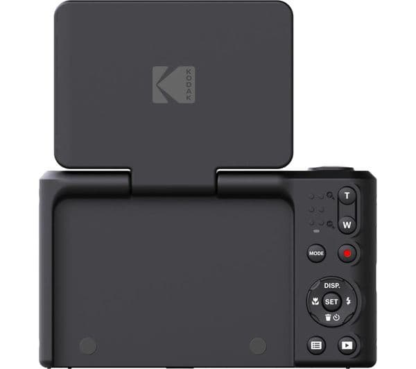 Kodak PIXPRO C1 Compact Digital Camera - 13 Megapixel, Full HD 1080p Video, 2.8" Tiltable LCD, Fixed-Focus f/2.0 Lens - Black - Image 4