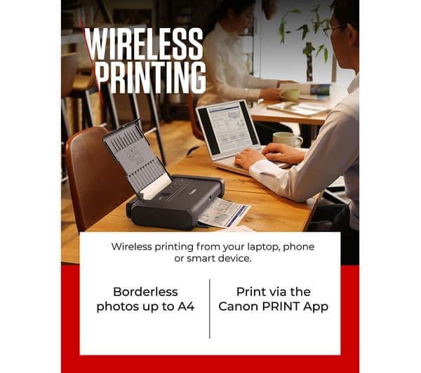 CANON MAXIFY BX110 Wireless Inkjet Portable Printer with Battery - Image 5