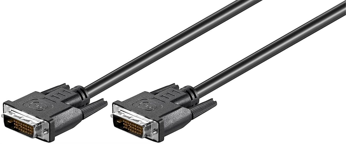 DVI-D 24+1-pin 5m M-M Black