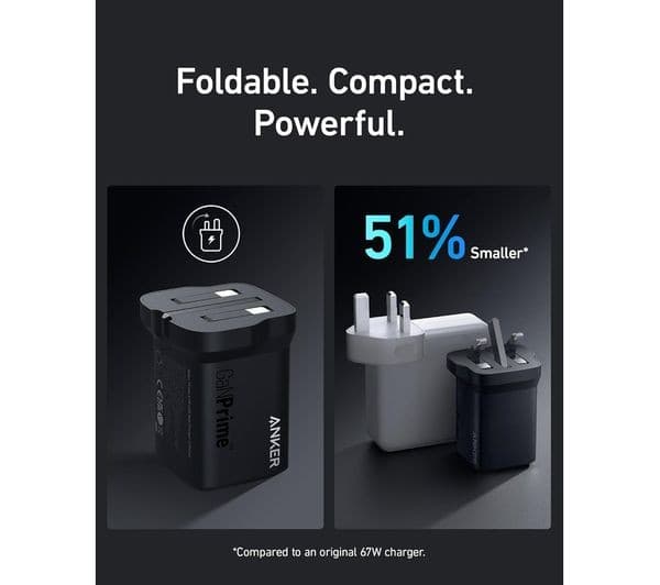 Anker GaNPrime Powerport 67W 3-Port Black - Image 3