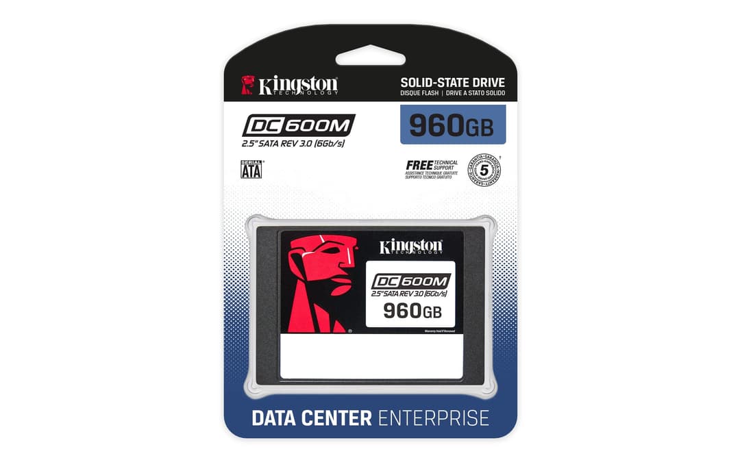 Kingston DC600M 960GB 2.5" SATA III 3D TLC NAND Enterprise Data Centre SSD - SEDC600M/960G - Image 3