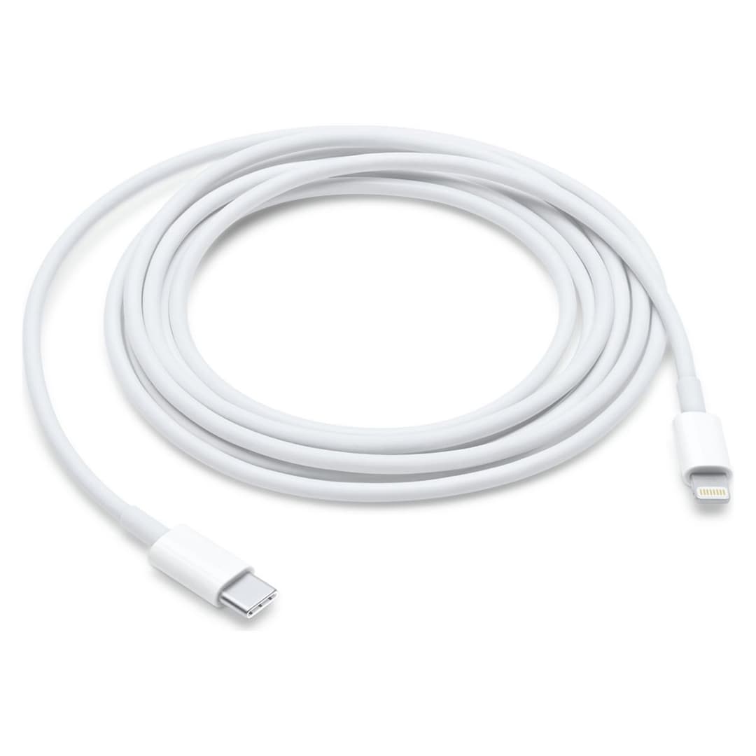 Apple 2m USB-C to Lightning Cable - White - Image 1